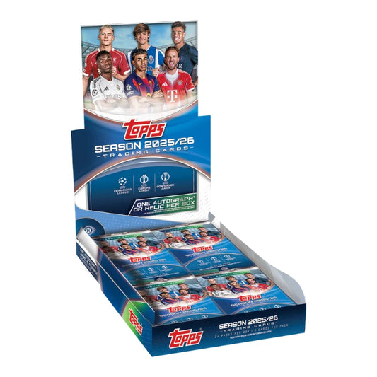2025/26 Topps UEFA Club Competitions Soccer Hobby 12 Box Case