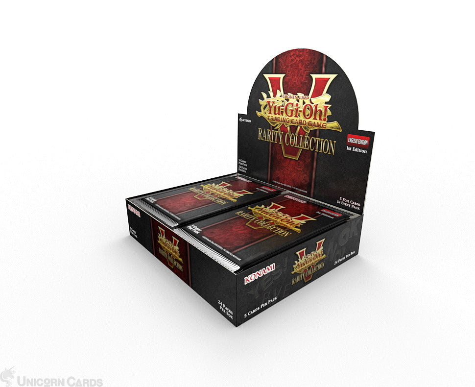YuGiOh! Rarity Collection V 1st Edition Booster Display Box