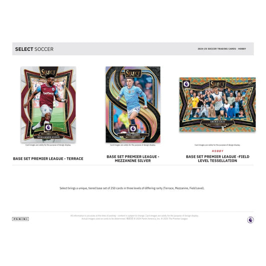 2024/25 Panini Select Premier League Soccer Hobby 12 Box Case